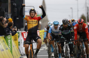 ep 10 march 2020 france la chatre spanish cyclist ivan garcia cortina of team bahrain-merida