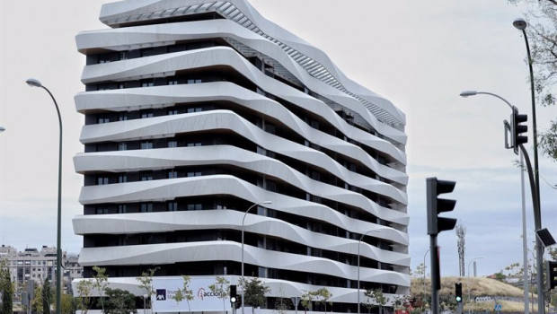 ep archivo   edificio de viviendas en construccion en madrid espana a 20 de octubre de 2020 en una