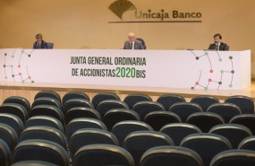 ep archivo - imagen de la junta general de accionistas de unicaja banco celebrada de forma
