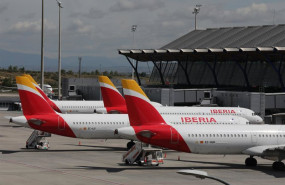 ep archivo   varios aviones de iberia