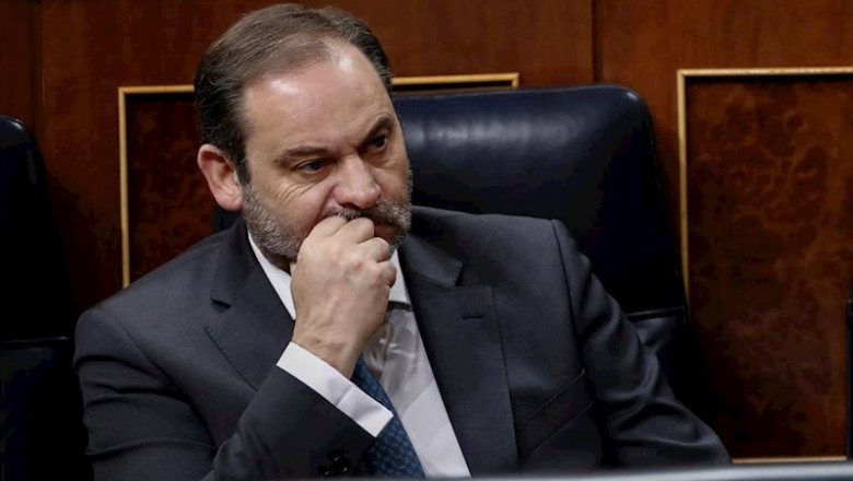 ep el ministro de transporte y movilidad jose luis abalos durante un pleno del congreso