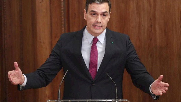 ep el presidente del gobierno en funciones pedro sanchez durante su intervencion en el acto de 20200102124204