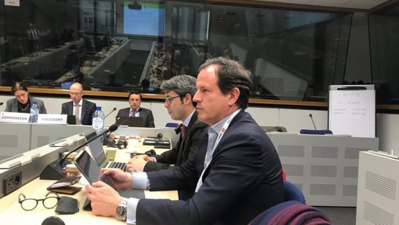 ep el secretario general de cepesca y presidente de europche javier garat durante una reunion del