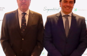 ep i d el presidente de la ceoe antonio garamendi y el exconsejero delegado de siemens en espana