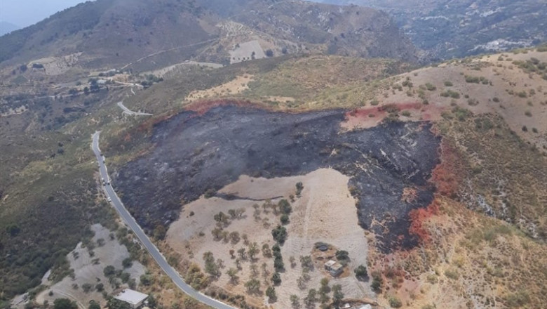 Incendio forestal en Busquístar | TWITTER DEL PLAN INFOCA ep incendio forestalbusquistar