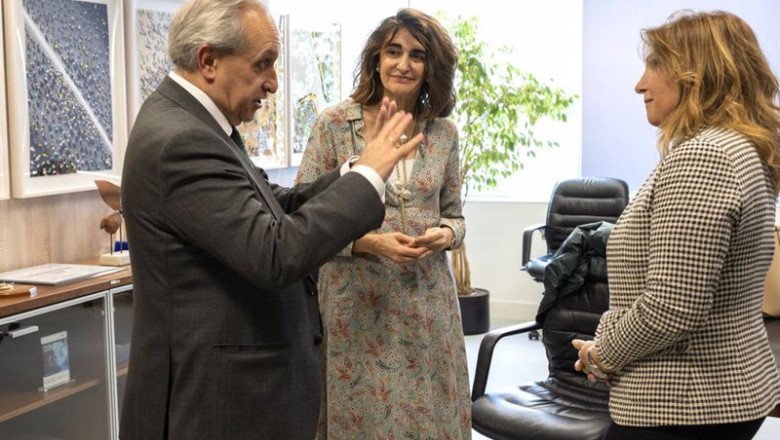 ep la directora ejecutiva del gestor del despliegue de sesar y su equipo visitan al director general ep la directora ejecutiva del gestor del despliegue de sesar y su equipo visitan al director general