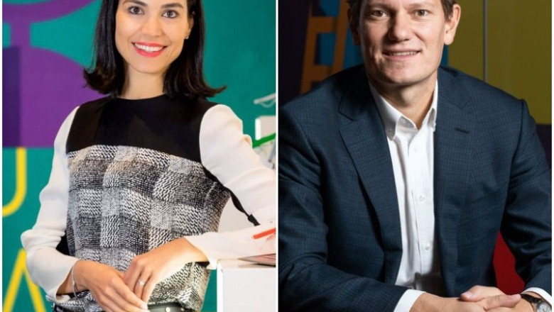 La nueva directora de Operaciones y Marketing d eMicrosoft España, Carolina Castillo y el nuevo director de Partners de la misma firma, Antonio Budia | MICROSOFT ep la nueva directora de operaciones y marketing d emicrosoft espana carolina castillo y el nuevo