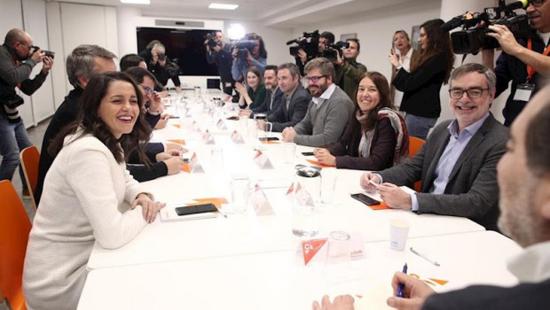ep la portavoz de ciudadanos en el congreso ines arrimadas 1i el secretario general de ciudadanos