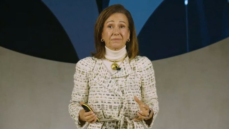 La presidenta de Banco Santander, Ana Botín, interviene en la Conferencia Internacional de Banca, que celebra anualmente la entidad. El 4 de noviembre de 2025. | EUROPA PRESS ep la presidenta de banco santander ana botin interviene en la conferencia internacional de banca