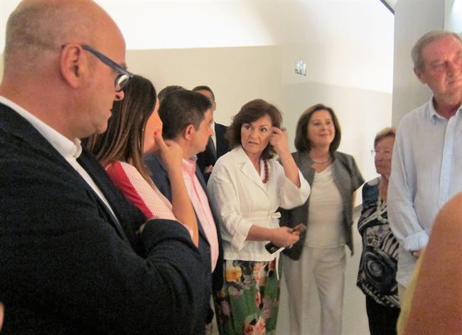 ep la vicepresidentagobierno carmen calvo c visitamuseo iberojaen