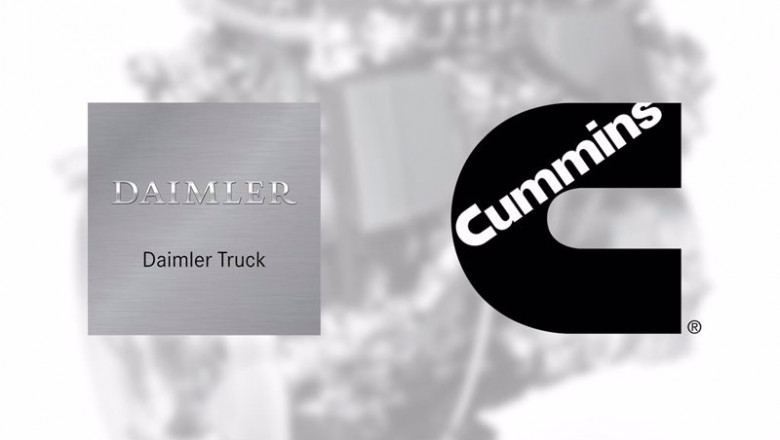 Logo de Daimler Truck y Cummins. | DAIMLER TRUCK ep logo de daimler truck y cummins