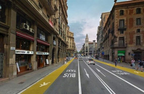 ep proyecto de la ampliacion de aceras en via laietana