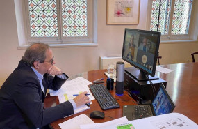 ep reunion telematica del presidente del govern quim torra con rectores de universidades