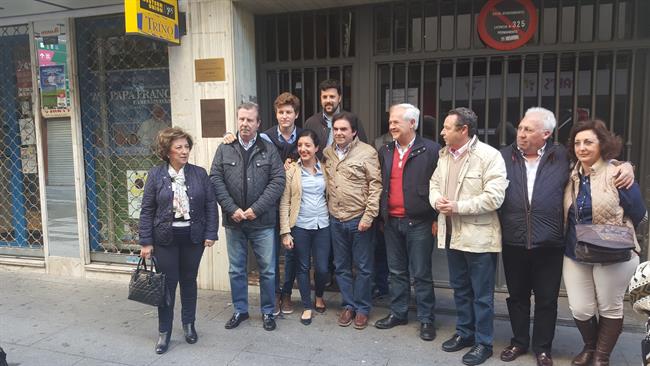 Rueda de prensa del equipo del alcalde de Porcuna, Miguel Moreno, en Jaén | EUROPA PRESS/PRENSA MIGUEL MORENO ep ruedaprensaequipoalcaldeporcuna miguel moreno en jaen