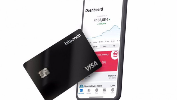 ep tarjeta de debito bitpanda en asociacion con visa