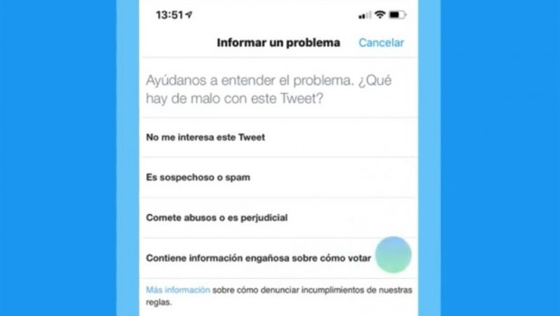 ep twitter permite denunciar tuisinformacion falsaprocesovotacionlas elecciones europeas