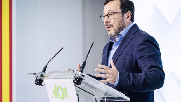ep archivo el portavoz de vox jose antonio fuster durante una rueda de prensa ep archivo el portavoz de vox jose antonio fuster durante una rueda de prensa