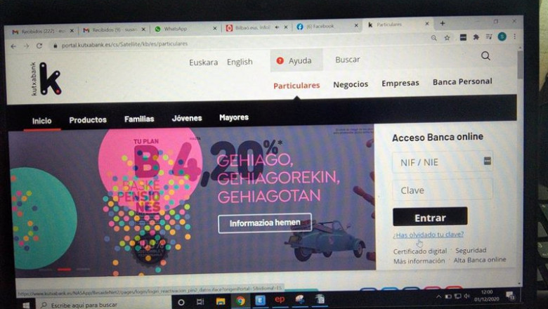 Archivo - Operación de banca online en Kutxabank | Europa Press - Archivo ep archivo operacion de banca online en kutxabank