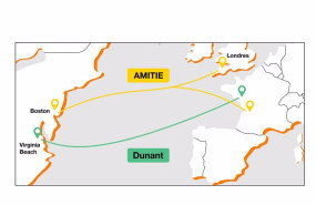 ep archivo representacion grafica del recorrido de los cables submarinos amitie y dunant ep archivo representacion grafica del recorrido de los cables submarinos amitie y dunant