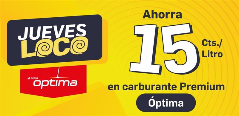ep cepsa gow ofrece hasta 15 centimos de descuento por litro en losrepostajes con optima este jueves ep cepsa gow ofrece hasta 15 centimos de descuento por litro en losrepostajes con optima este jueves