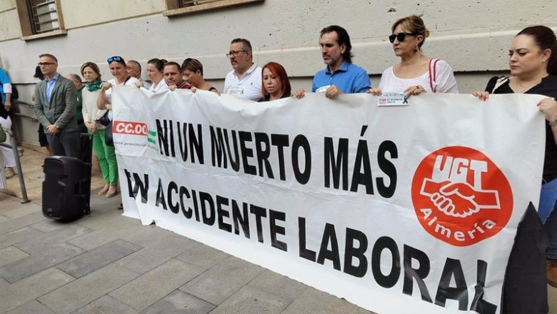 ep concentracion en almeria el pasado 8 de junio tras la muerte de un trabajador en accidente ep concentracion en almeria el pasado 8 de junio tras la muerte de un trabajador en accidente