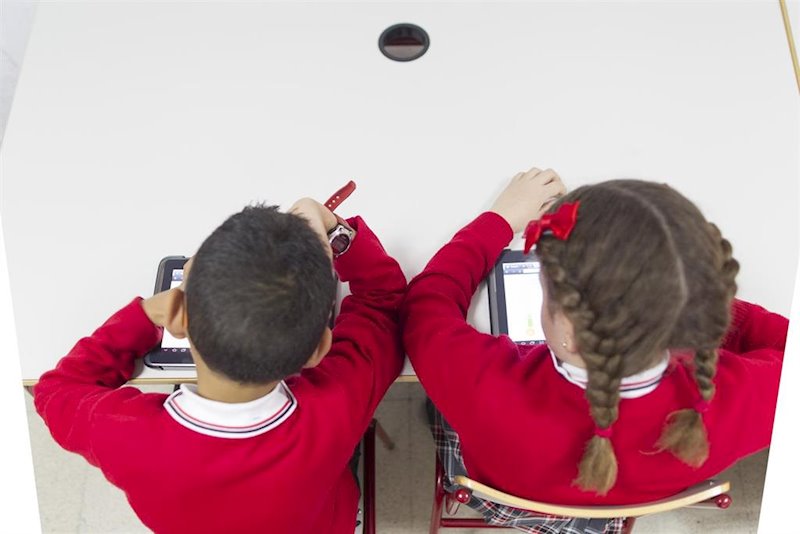 ep dos estudiantes en un aula de un colegio concertado de madrid ep dos estudiantes en un aula de un colegio concertado de madrid