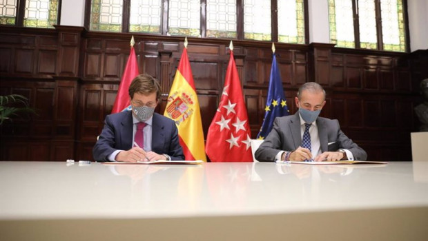 ep el alcalde de madrid jose luis martinez-almeida firma un convenio de colaboracion publico-privada