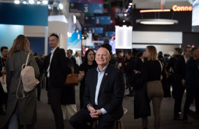 ep el ceo de gsma john hoffman durante la entrevista con europa press en el mwc 2023