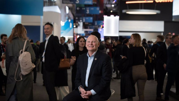 ep el ceo de gsma john hoffman durante la entrevista con europa press en el mwc 2023