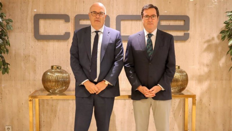 ep el consejero delegado de plenoil jose rodriguez de arellano y el presidente de ceoe antonio ep el consejero delegado de plenoil jose rodriguez de arellano y el presidente de ceoe antonio