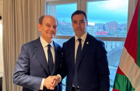 ep el lehendakari imanol pradales y el presidente de talgo carlos de palacio oriol