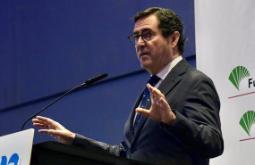 ep el pesidente de la ceoe antonio garamendi durante su participacion en el foro dialogos 120