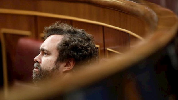 ep el portavoz de vox ivan espinosa de los monteros durante el pleno celebrado este miercoles en el