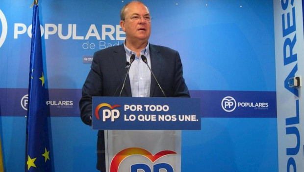 ep el presidente del pp de extremadura jose antonio monago en rueda de prensa en badajoz