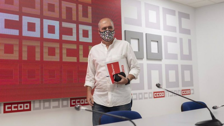 El secretario general de de CCOO, Unai Sordo, en una imagen de archivo. | Alberto Ortega - Europa Press ep el secretario general de de ccoo unai sordo en una imagen de archivo