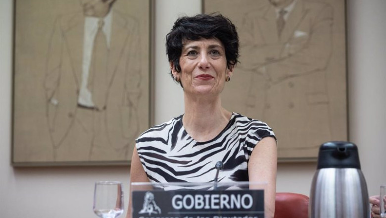 ep la ministra de inclusion seguridad social y migraciones elma saiz comparece en la comision de