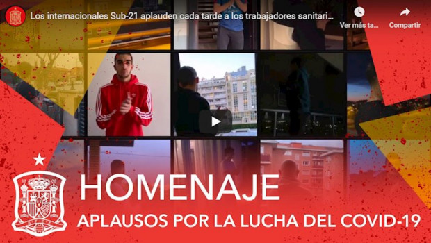 ep la seleccion espanola sub-21 homenajea con un video a todos los que se enfrentan a la pandemia