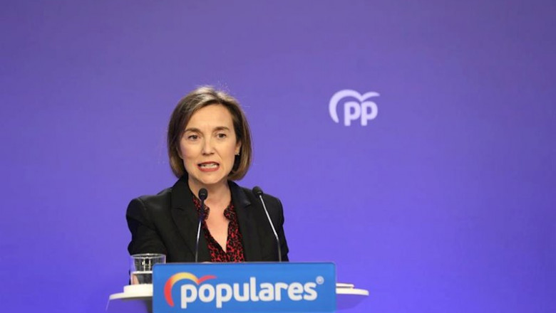 La vicesecretaria de Política Social del Partido Popular, Cuca Gamarra, durante una rueda de prensa tras la reunión del Comité de Dirección del partido, en Madrid (España) a 2 de marco de 2020. | Marta Fernández Jara - Europa Press ep la vicesecretaria de politica social del partido popular cuca gamarra durante una rueda de prensa