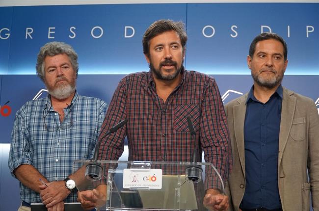 Los diputados Gomez Reino, Vendrell, López de Uralde | EN MAREA ep los diputados gomez reino vendrell lopezuralde