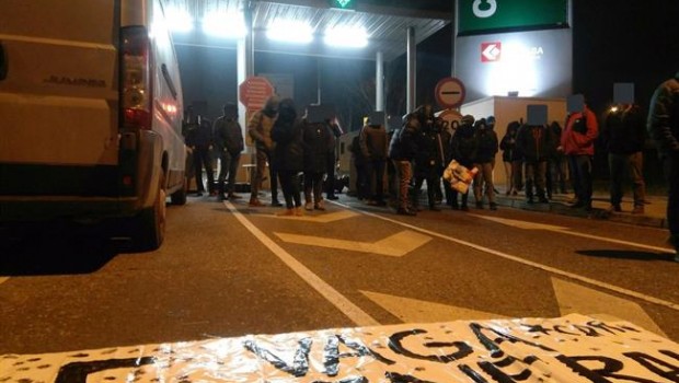 ep piquetes bloqueanlleidacocheraautobuses accesosla udlla centr