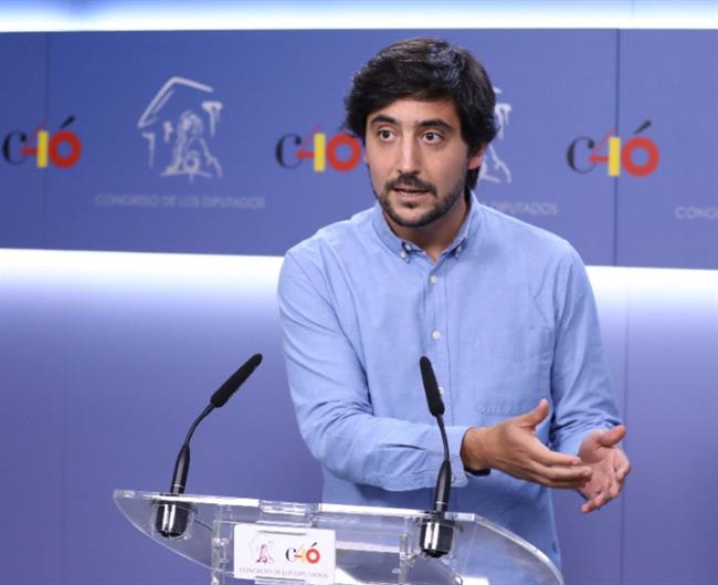 Toni Roldán, diputado de Ciudadanos, en una rueda de prensa en el Congreso | CIUDADANOS CONGRESO ep toni roldan diputadociudadanos enruedaprensacongreso