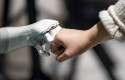 ep un robot interactua con una mujer durante el evento speed dating con ia en el hammerbrooklyn ep un robot interactua con una mujer durante el evento speed dating con ia en el hammerbrooklyn