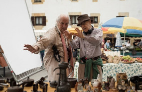 ep woody allen durante el rodaje de una de las escenas de rifkins festival