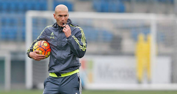 Entrenamiento Real Madrid Zinedine Zidane