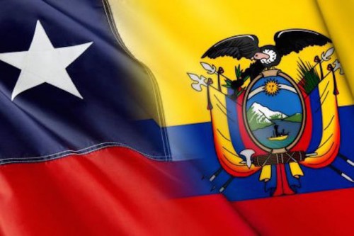 chile ecuador bandera