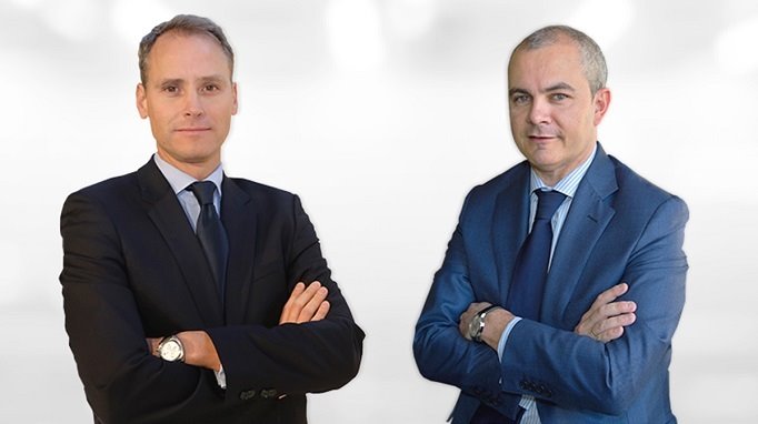 Alex Fusté , director de inversiones de Andbank España y miembro del consejo de administración de la gestora española, y Juan Luis García Alejo como director de Global Asset Management y director general de Andbank Wealth Management España, a la derecha. | ANDBANK ep alex fuste director de inversiones de andbank espana y miembro del consejo de administracion de