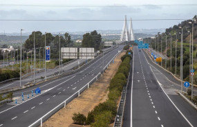 ep archivo   carretera a 49 cerca de la frontera con portugal en una imagen de archvo