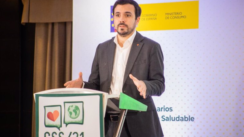 Archivo - El ministro de Consumo en funciones, Alberto Garzón. | MINISTERIO DE CONSUMO - Archivo ep archivo el ministro de consumo en funciones alberto garzon