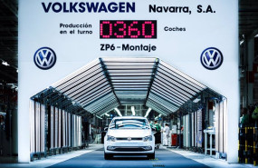 ep archivo   imagen de la produccion del volkswagen polo en landaben navarra