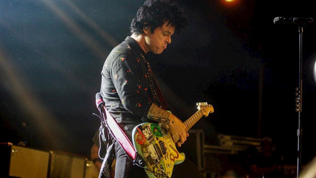 ep el cantante de green day billie joe armstrong durante un concierto en la sala la riviera de